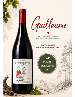 Guillaumette – Vin Rouge Léger & Gourmand | Syrah, Merlot, Grenache